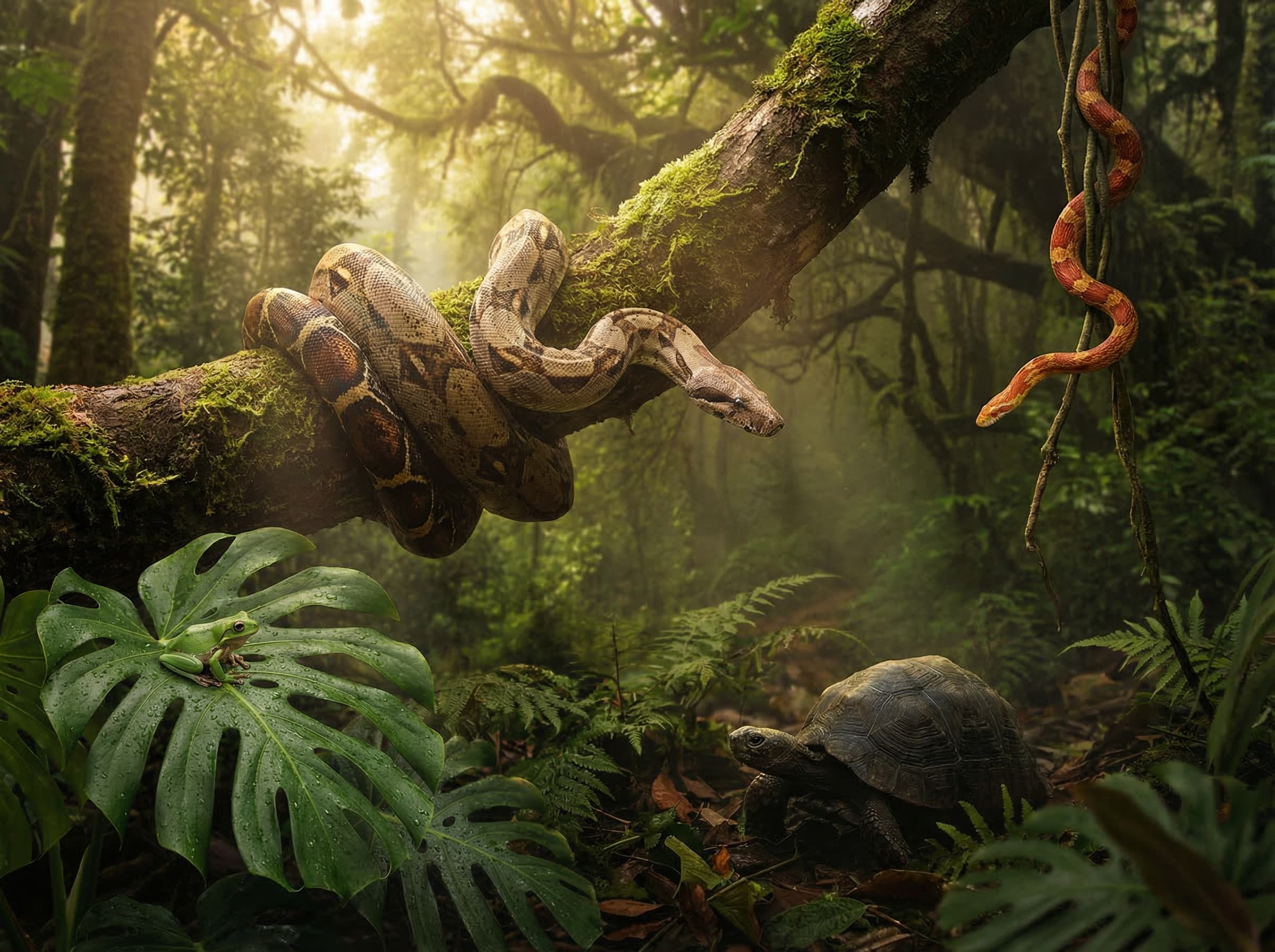 Giant Snake & Friends